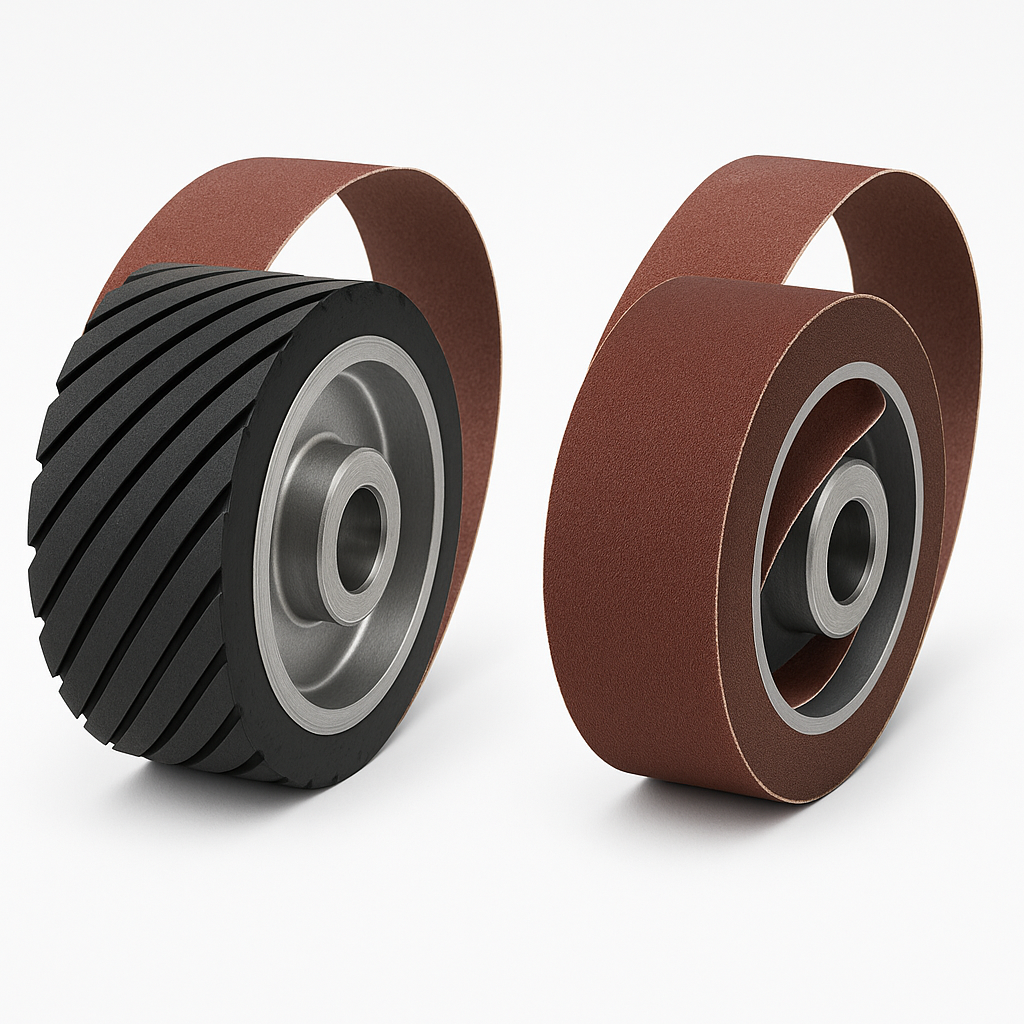 Kontak Teker Kauçuk Diskler ile Bant Zımparada Maksimum Performans