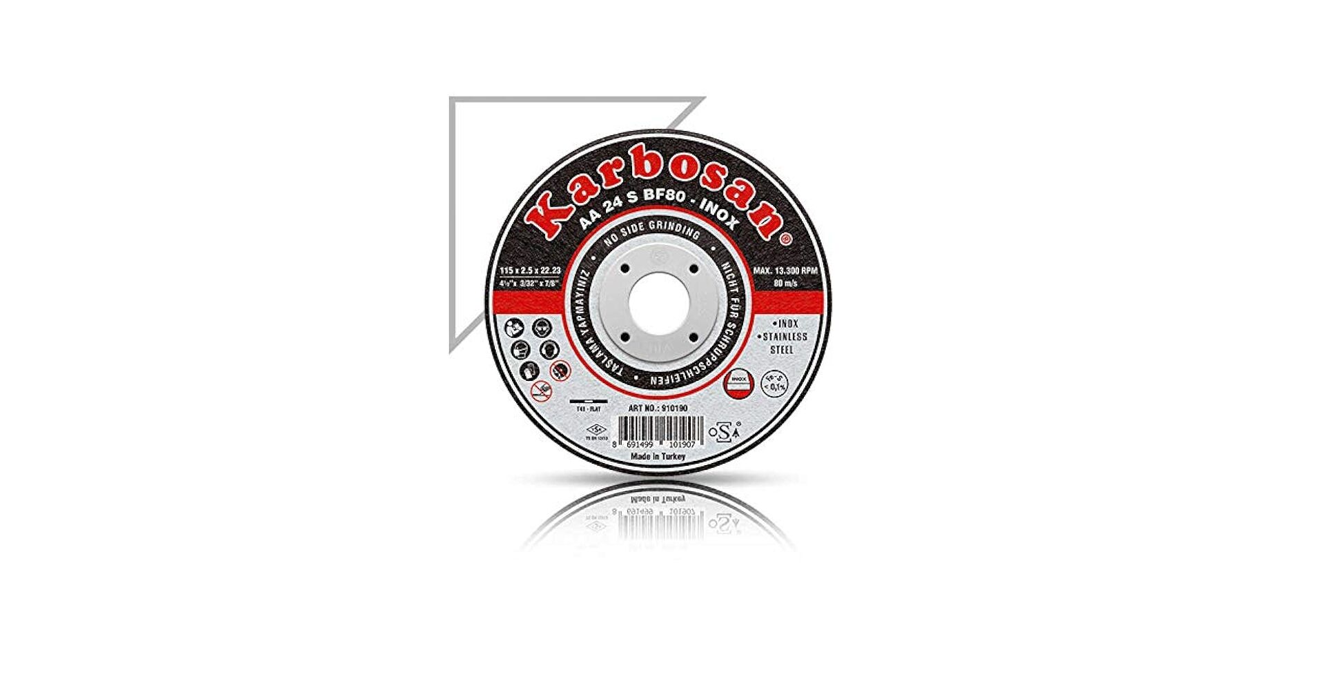 Karbosan Ø115X1.0X22.23 inox kesme tasi