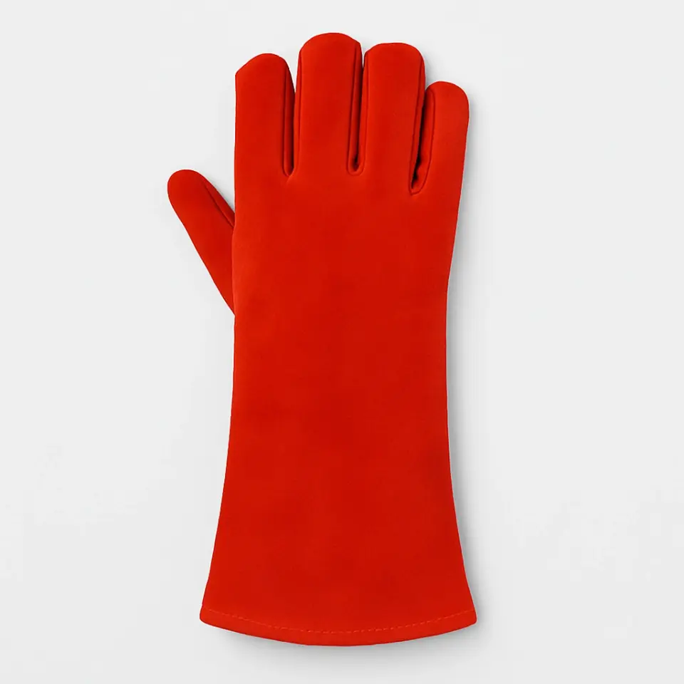 Kırmızı Kaynakçı Eldiveni